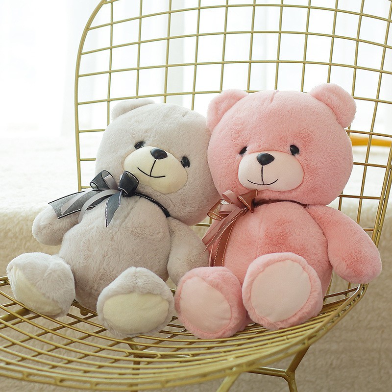 Small Teddy Bear Manufacturer - OEM Custom 30cm Ribbon Bear