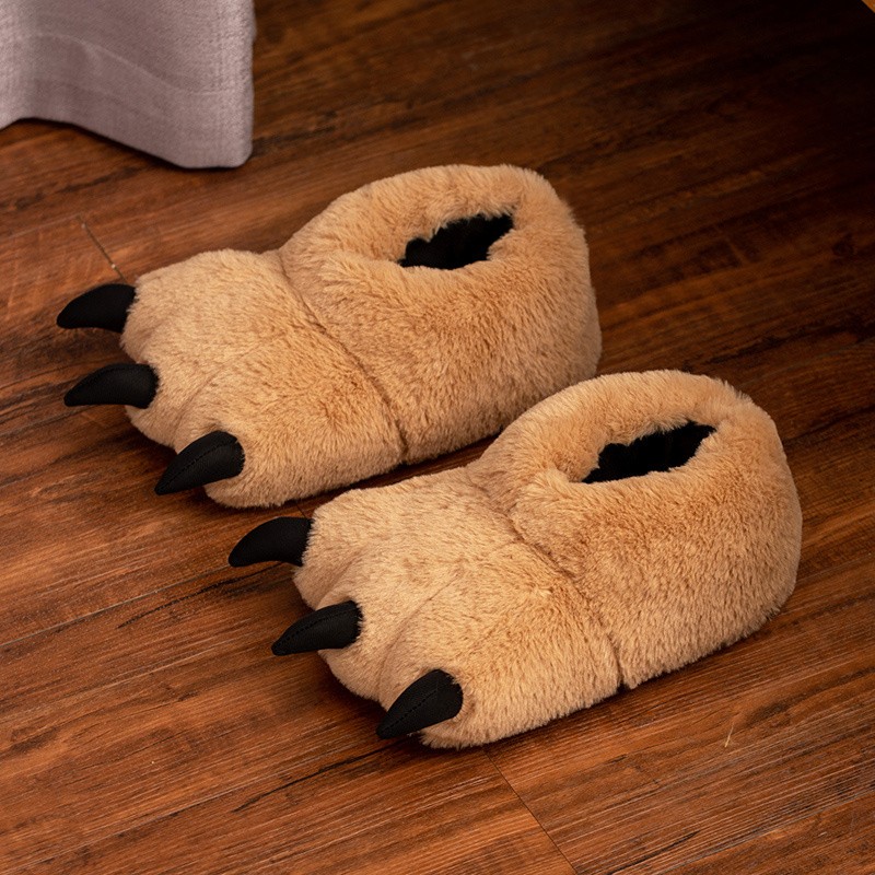 Paw Slipper Supplier - OEM Custom Winter Warm Animal Claw