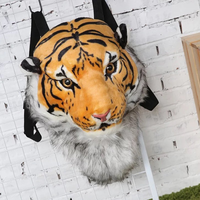 Tiger Backpack Supplier - OEM Custom Plush School Bag