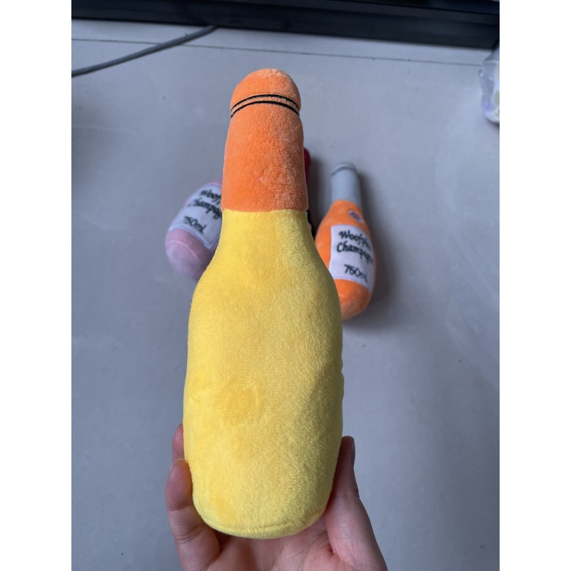 Wine Dog Toy Supplier - OEM Custom Polyester Fiber Squeaky
