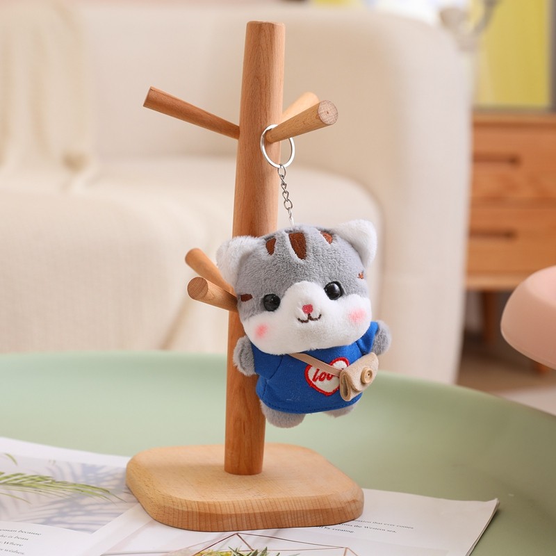 Cat Plush Keychain Factory - OEM Custom Couple Doll Pendant