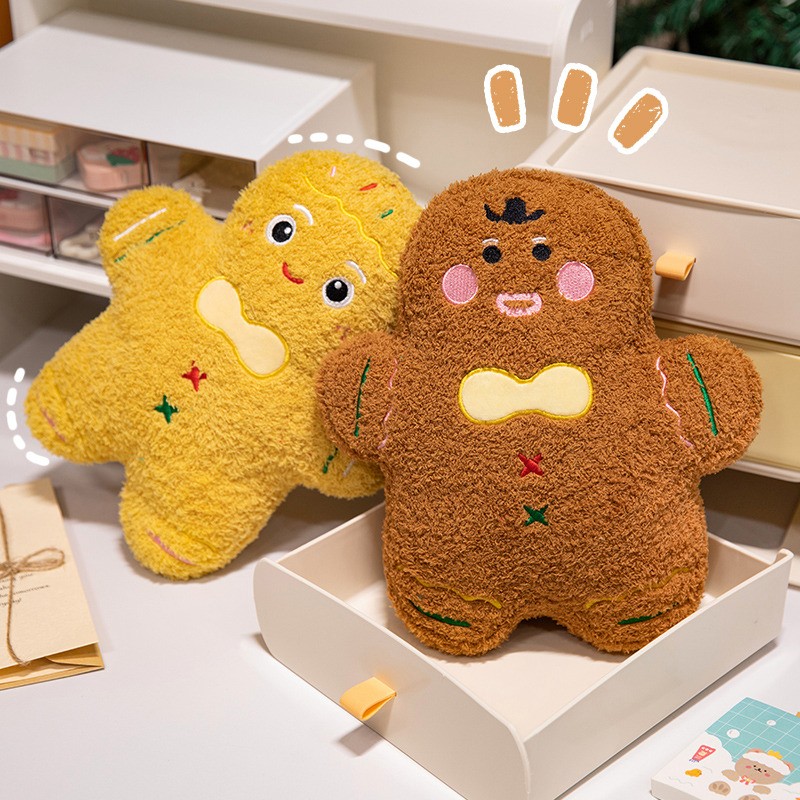 Gingerbread Plush Toy Factory - OEM Custom Christmas Pillow Gift