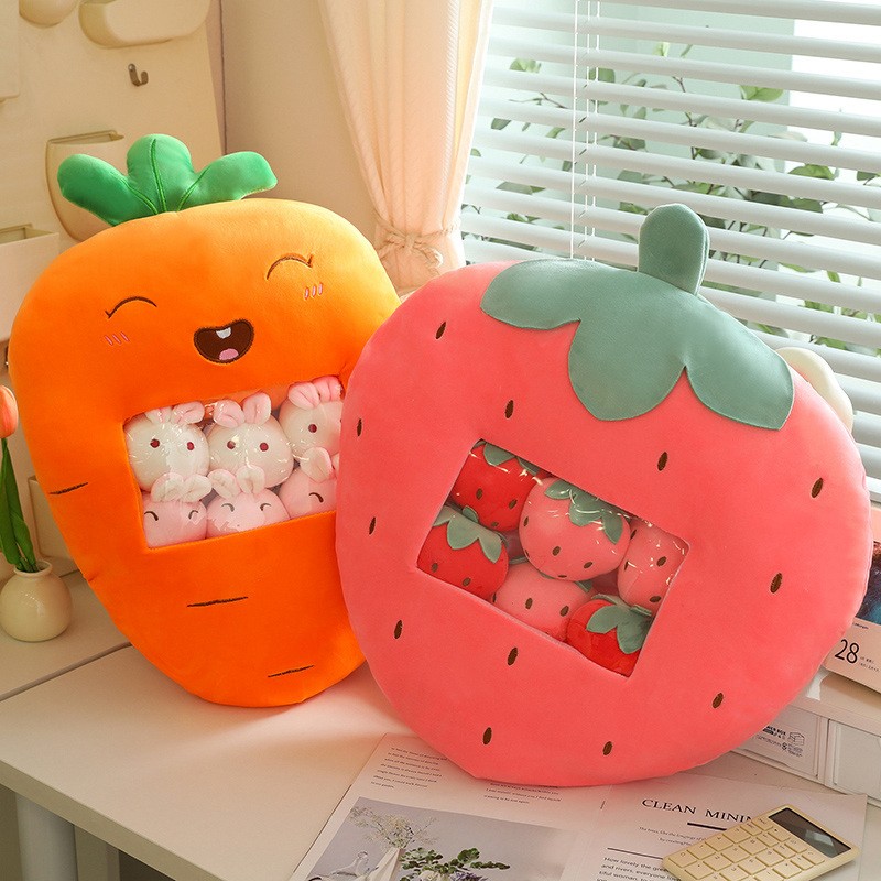 Fruit Plush Toy Supplier - OEM Custom Simulation Strawberry