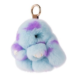 Rabbit Fur Keychain Factory - OEM Custom Fluffy Car Charm