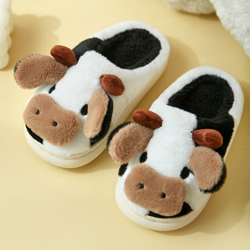 Korean Slipper Supplier - OEM Custom Warm House Indoor Plush