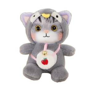 Cat Doll with Tail Manufacturer - OEM Custom Big Face Plush Toy