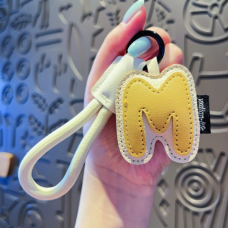 Leather Keychain Manufacturer - Bulk Custom 26-letter Design