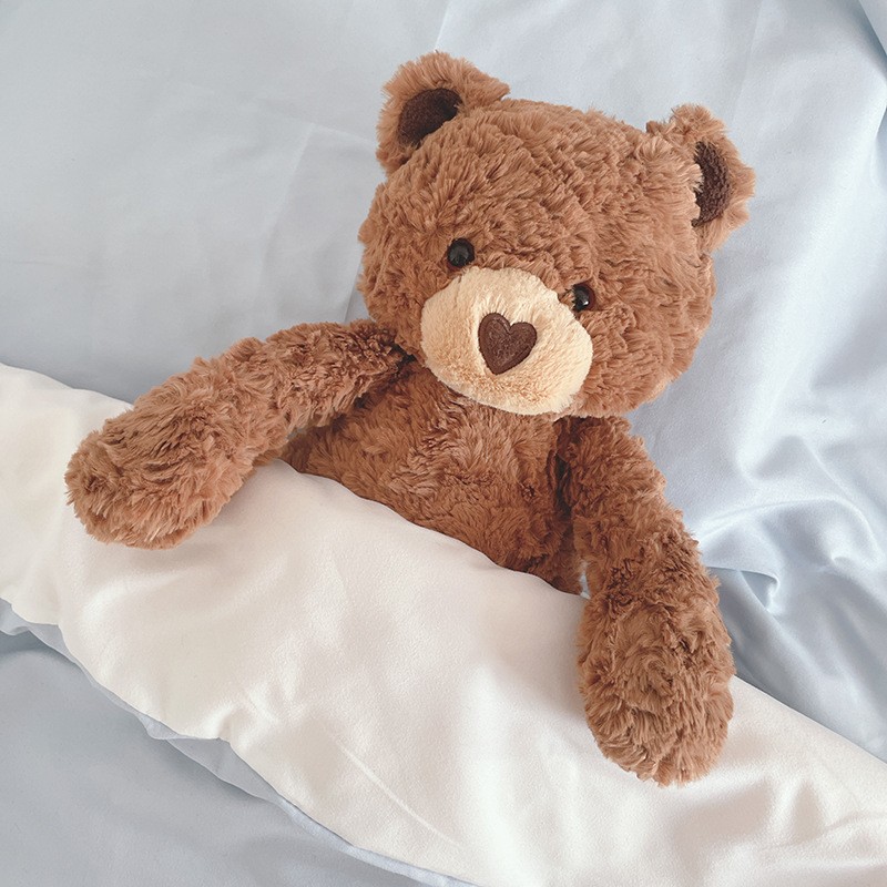 Heart Plush Bear Manufacturer - OEM Custom Brown Bear Doll