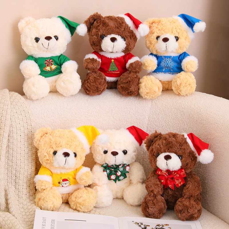 Christmas Teddy Bear Supplier - OEM Custom Hat Bear Kids Gift