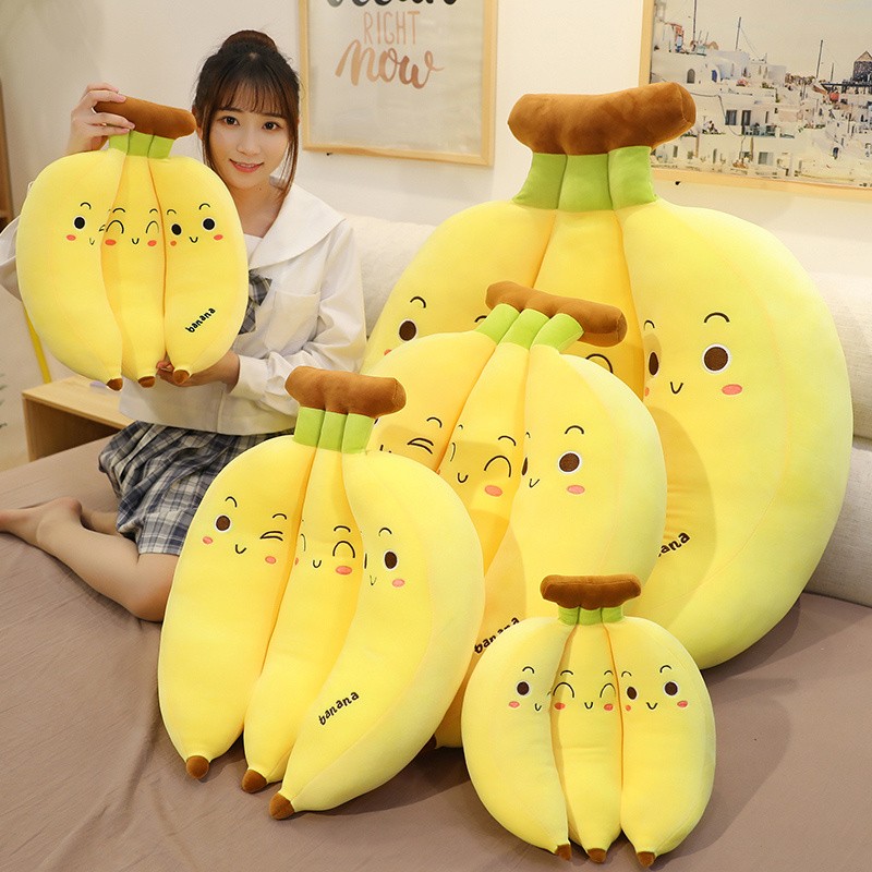 Banana Plush Pillow Factory - OEM Custom Kawaii Cartoon Cushion