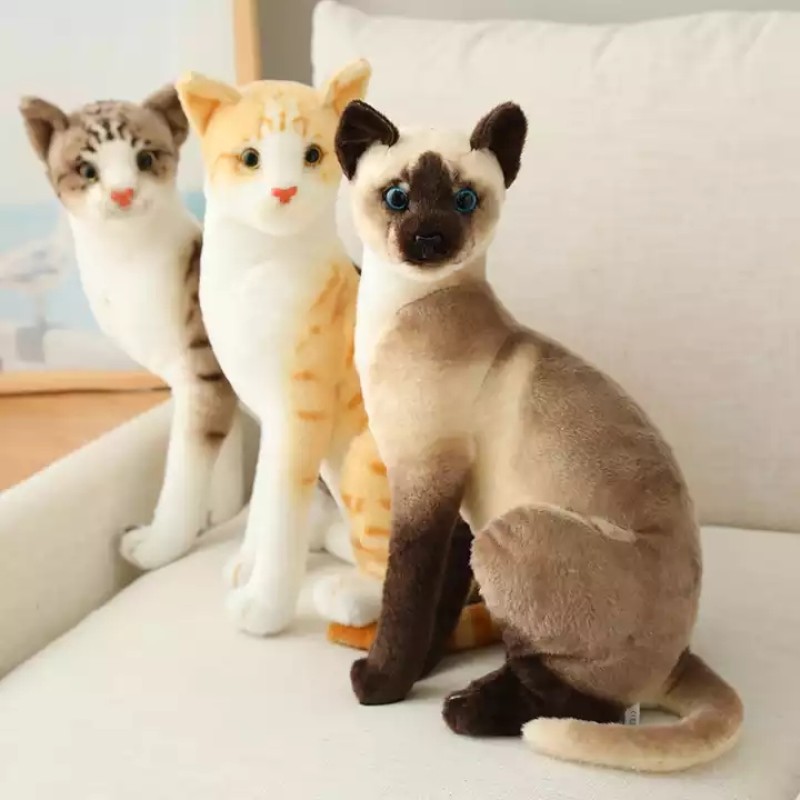 Siamese Cat Plush Manufacturer - OEM Custom Likelife Animal Doll
