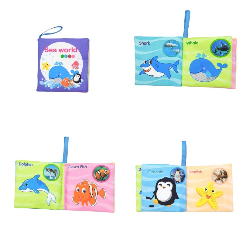 Baby Cloth Book Factory - OEM Custom Tails Enlightenment Toy
