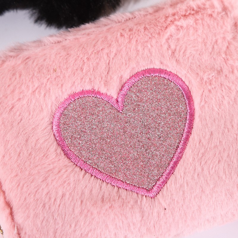 Coin Purse Factory - OEM Custom Heart Embroidered Design