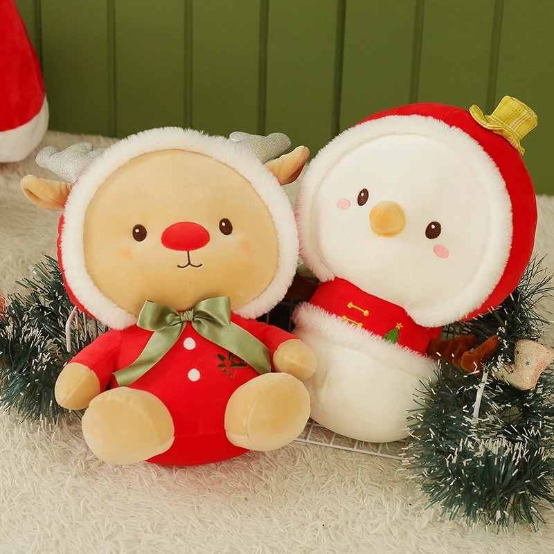 Christmas Plush Doll Manufacturer - OEM Custom Santa Reindeer Pillow