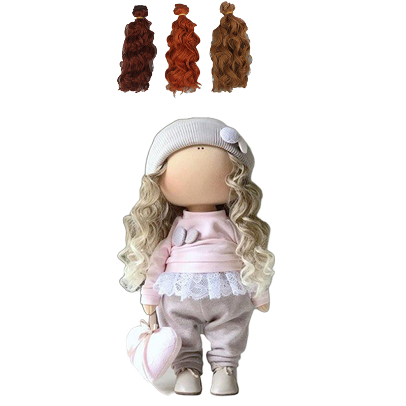 Doll Wig Factory - OEM Custom 15cm High Temperature Silk