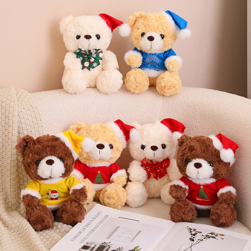 Christmas Teddy Bear Supplier - OEM Custom Hat Bear Kids Gift