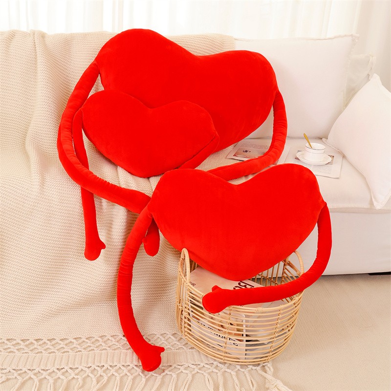 Plush Heart Pillow Factory - OEM Custom Valentine Gift Design