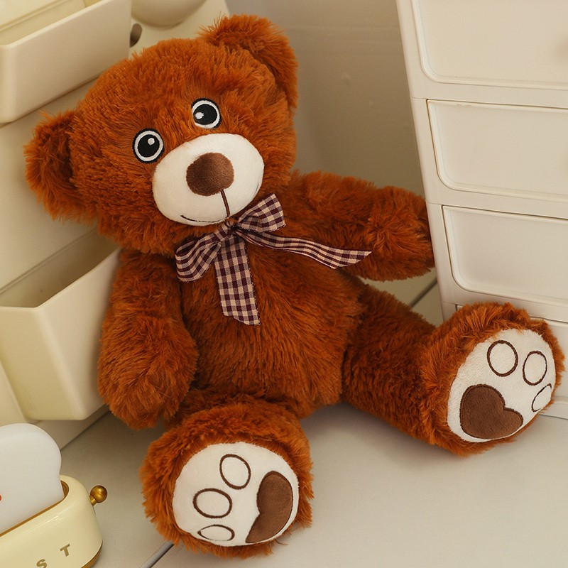 Super Soft Teddy Bear Supplier - OEM Custom Silk Embroidered Eyes