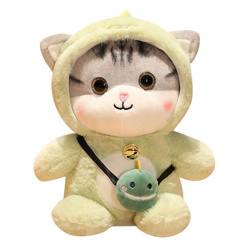 Cat Doll with Tail Manufacturer - OEM Custom Big Face Plush Toy