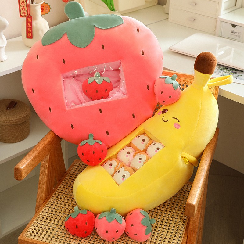 Fruit Plush Toy Supplier - OEM Custom Simulation Strawberry