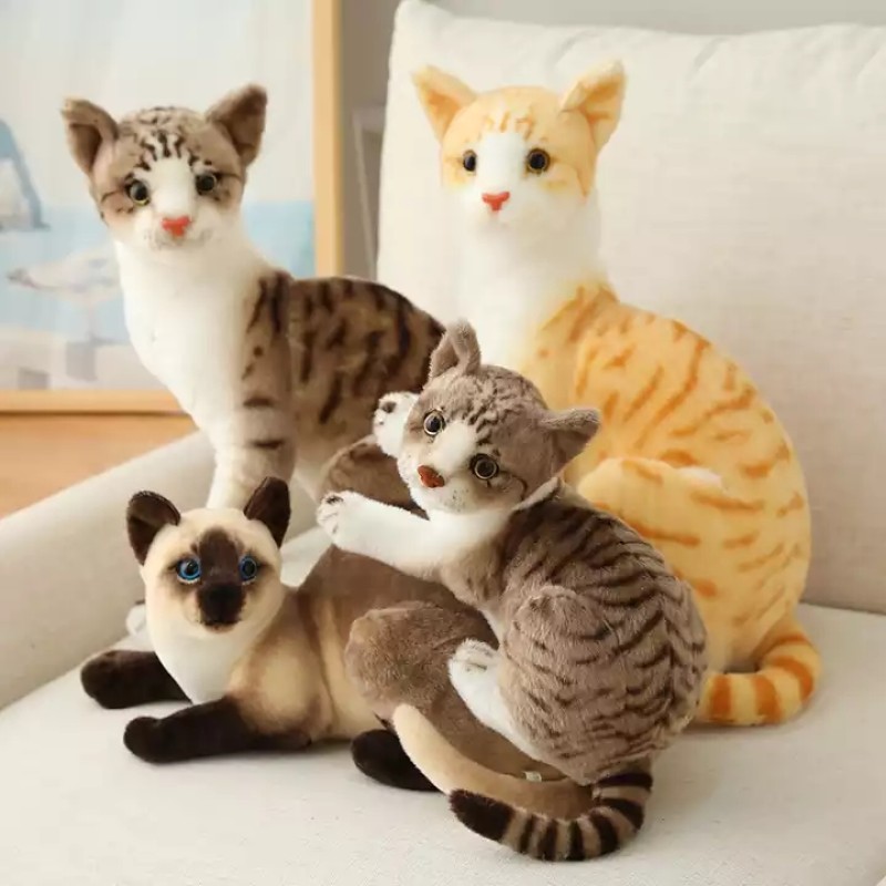 Siamese Cat Plush Manufacturer - OEM Custom Likelife Animal Doll