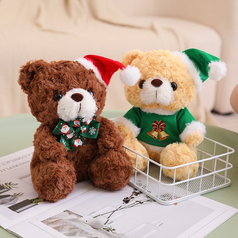 Christmas Teddy Bear Supplier - OEM Custom Hat Bear Kids Gift