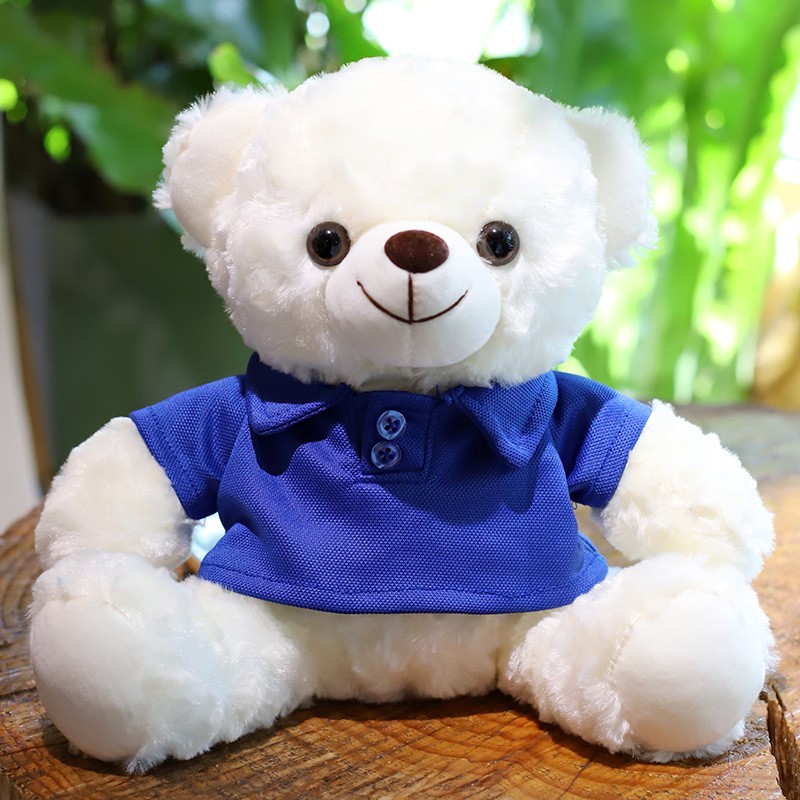Ready Stock Teddy Bear Supplier - OEM Custom T-shirt Plush Toy