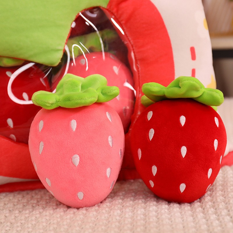 Fruit Plush Toy Supplier - OEM Custom Simulation Strawberry