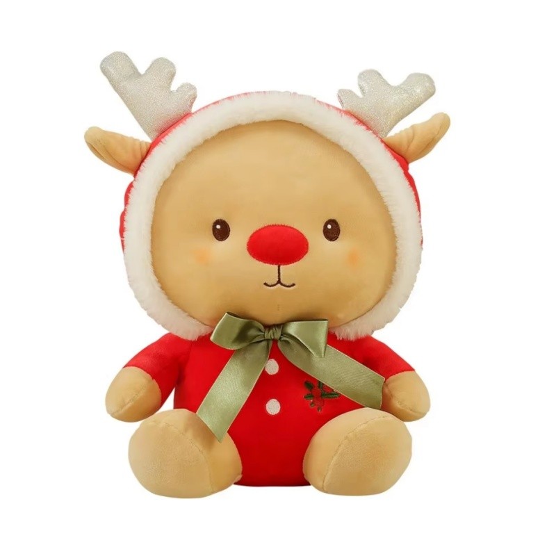 Christmas Plush Doll Manufacturer - OEM Custom Santa Reindeer Pillow