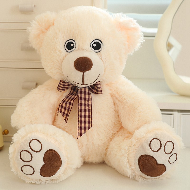 Super Soft Teddy Bear Supplier - OEM Custom Silk Embroidered Eyes