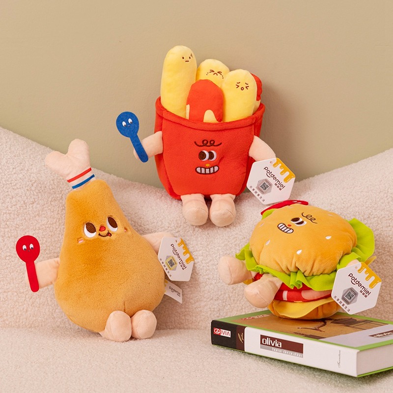 Food Plush Toy Manufacturer - OEM Custom Simulation Hamburger