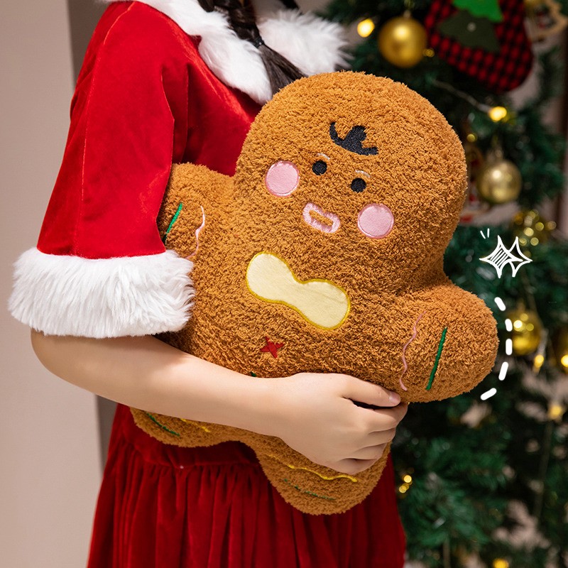 Gingerbread Plush Toy Factory - OEM Custom Christmas Pillow Gift