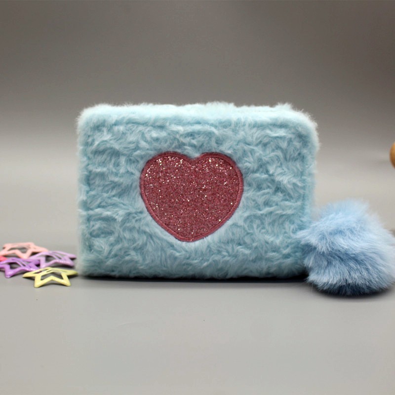 Coin Purse Factory - OEM Custom Heart Embroidered Design