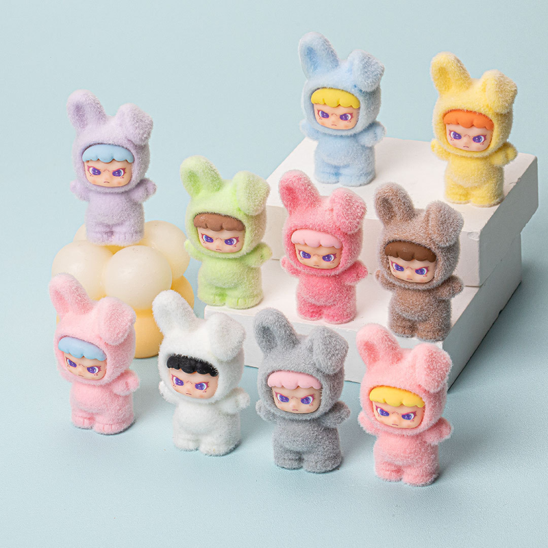 Plush Toy Factory - Flocked Rabbit Doll