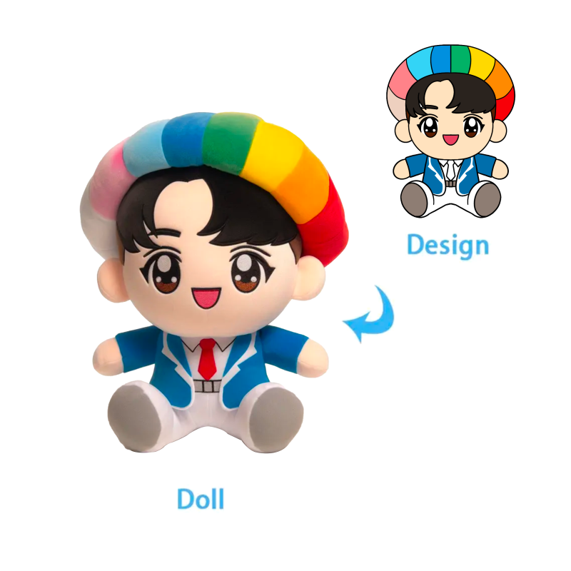 Plush Toy Manufacturer - Custom 20cm Kpop Idol Doll OEM