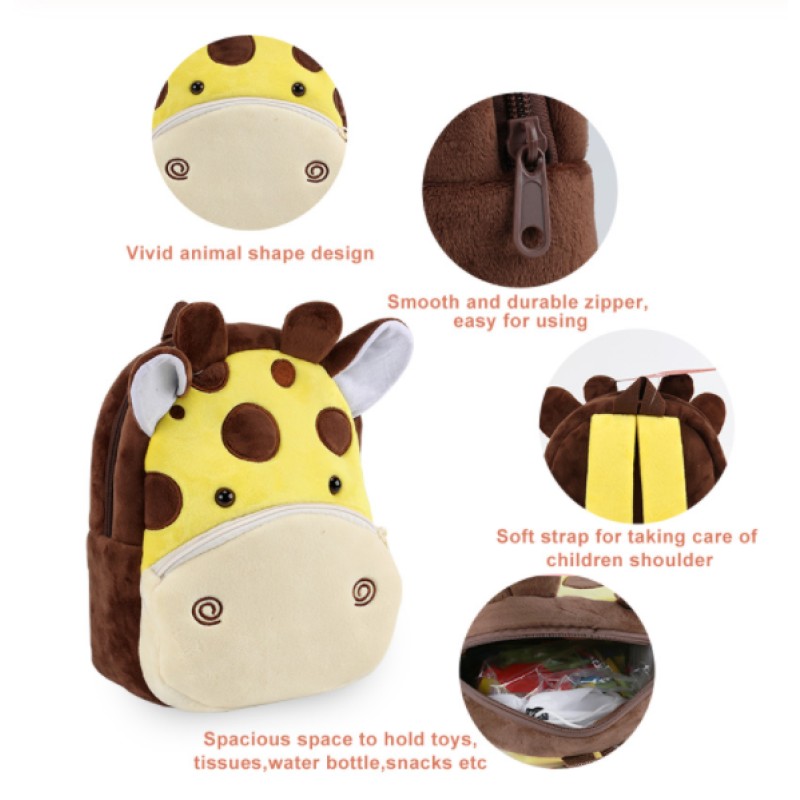 Plush Backpack Manufacturer - Animal School Bag