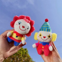 Plush Keychain Manufacturer - Circus Clown Bag Pendant