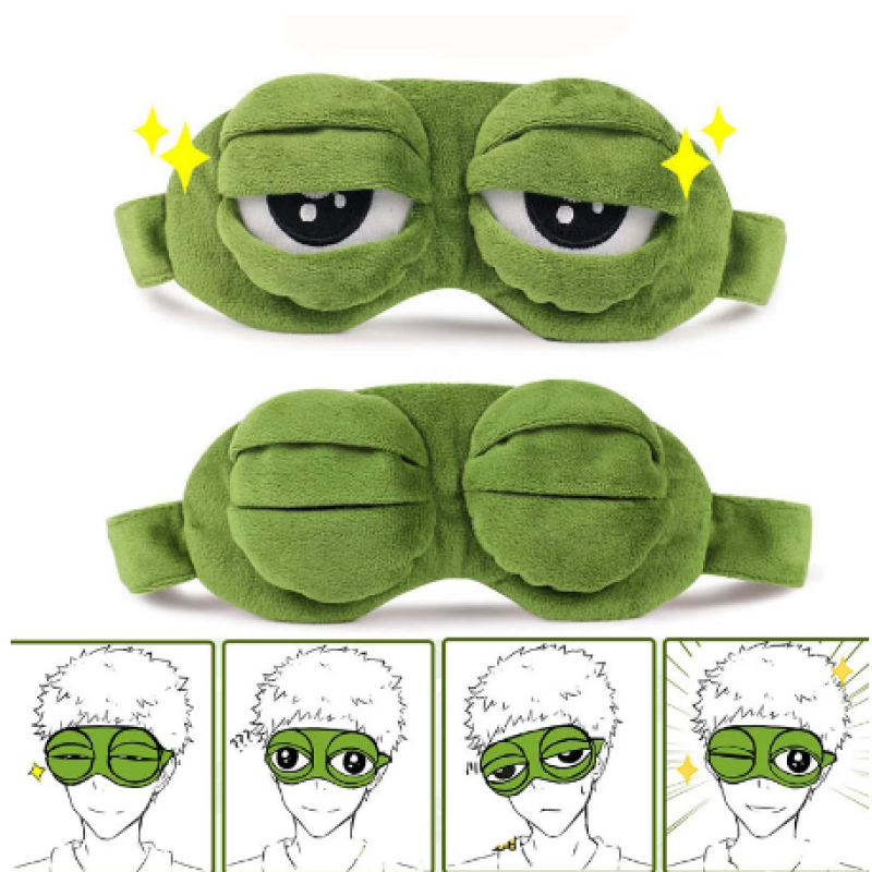 Eye Mask Manufacturer - 3D Frog Sleep Mask