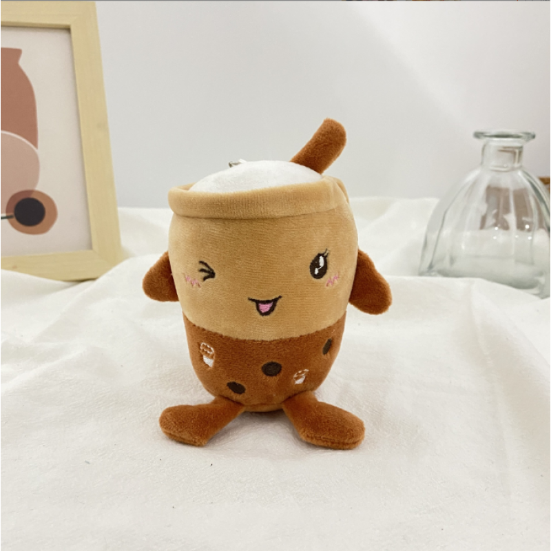 Plush Keychain Manufacturer - Bubble Tea Cup Plush Toy