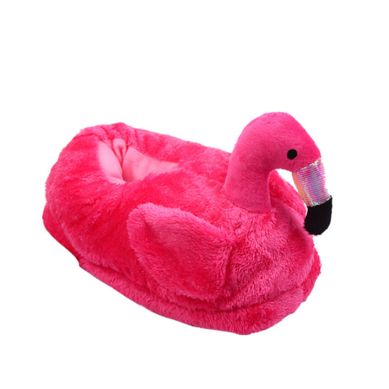 Slippers Manufacturer - Flamingo Plush Slippers
