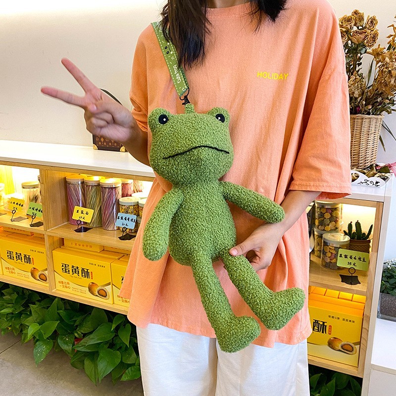 Plush Backpack Manufacturer - Frog Backpack