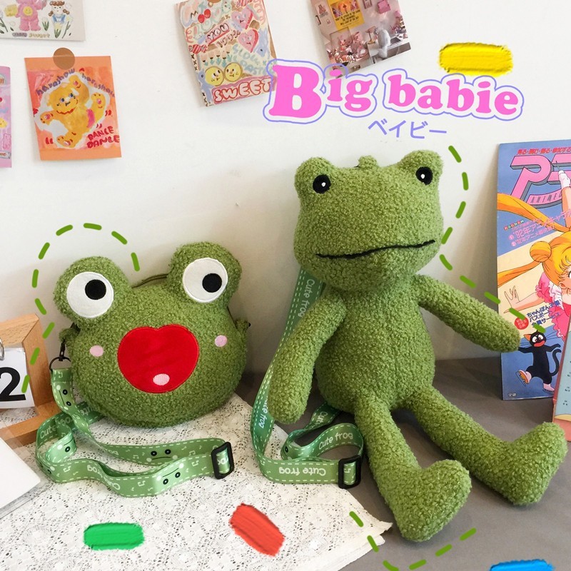 Plush Backpack Manufacturer - Frog Backpack