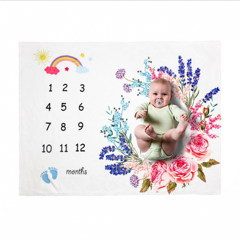 Baby Blanket Manufacturer - Fleece Milestone Blanket