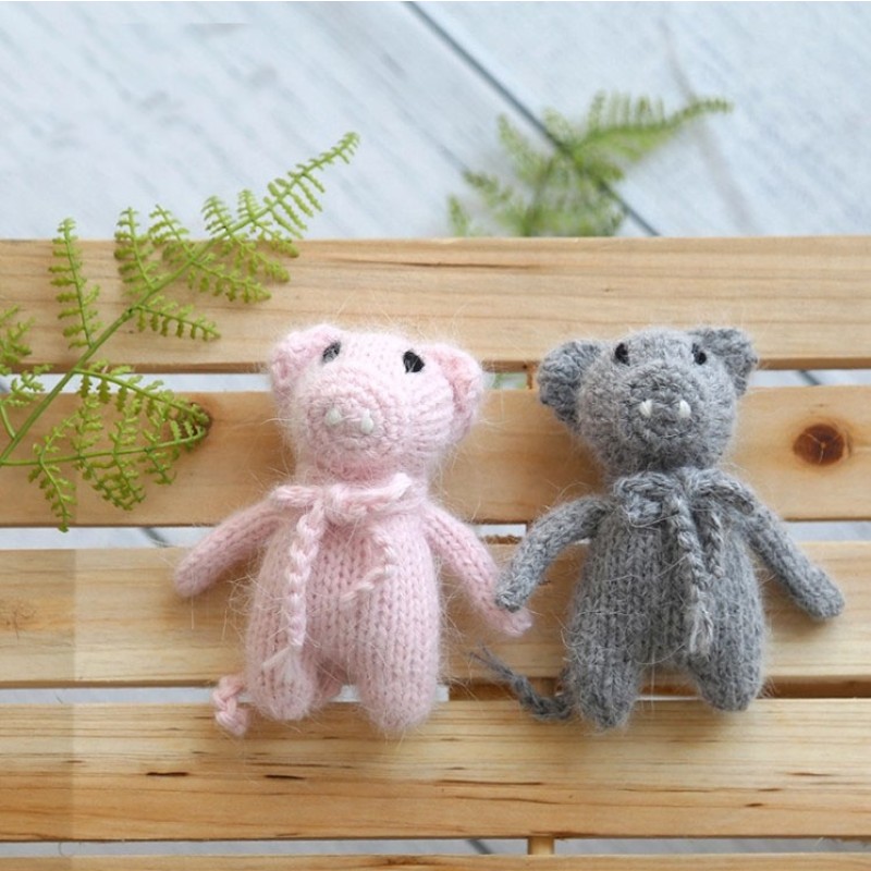 Crochet Toy Factory - Knitted Bear Photo Prop