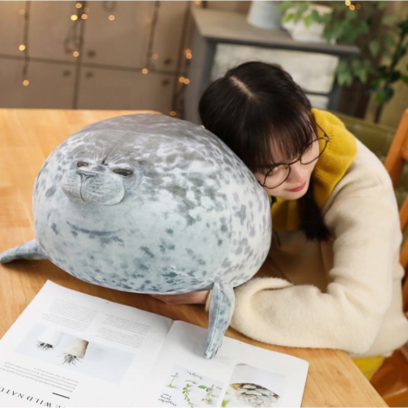 Plush Pillow Factory - Fat Seal Throw Pillow