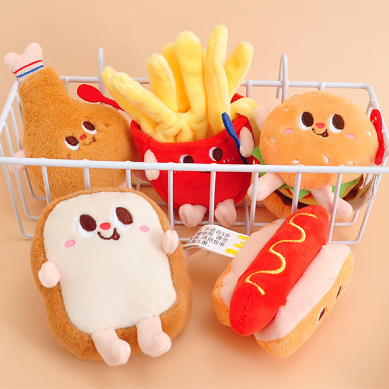Plush Keychain Manufacturer - Food Theme Plush Pendant
