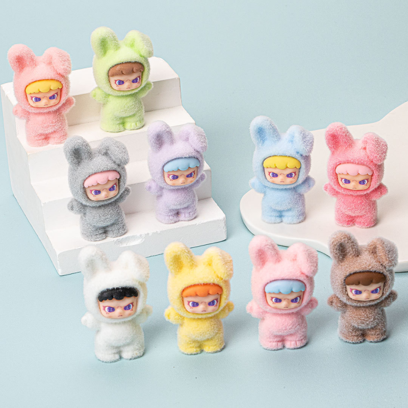 Plush Toy Factory - Flocked Rabbit Doll