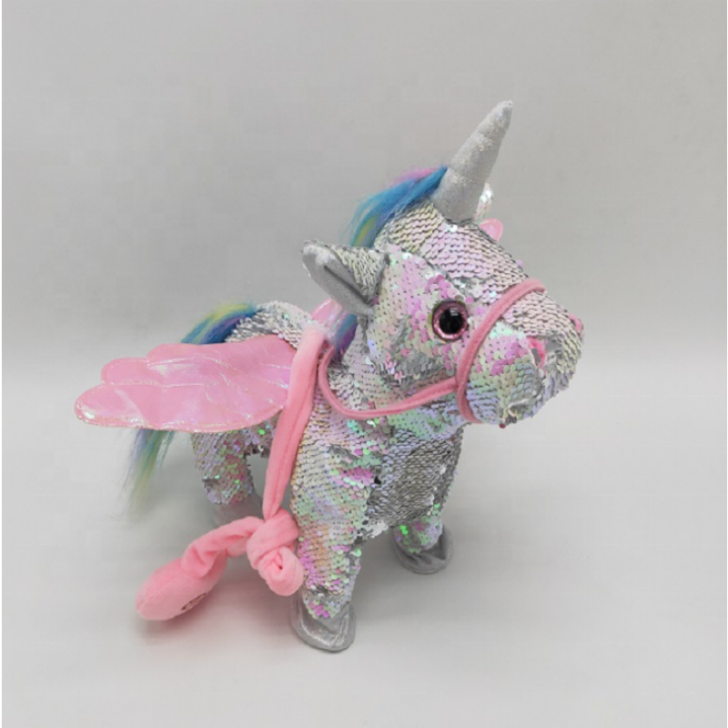 Plush Toy Factory - Walking Unicorn Toy