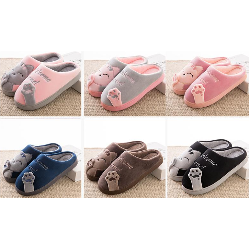 Slippers Factory - Plush Cat Slippers