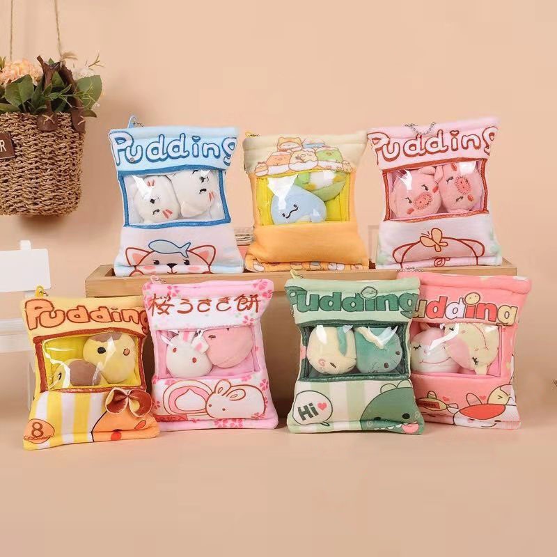 Plush Keychain Factory - Snack Pudding Bear Cat